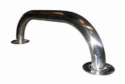 Поручень изогнутый, длина 1 м, AISI-316