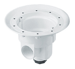 Донный слив для пленки, серия Parker Ø 290 mm, подключение 1½ - 2", поток 13 m3/h