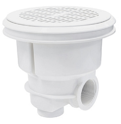 Донный слив Norm для бетона Ø 230 mm, подключение 2", поток 13 m3/h