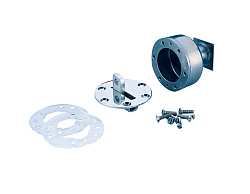 Анкер для крепления дорожки в чаше бассейна с откидным держателем для пленки