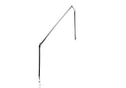 Поручень изогнутый, длина 0,5 м, AISI-316