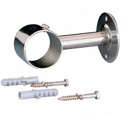 Кронштейн прямой, диаметр 43 мм, AISI-316, 2 стороны открыты