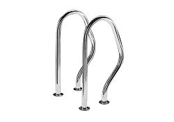 Поручни для спуска 470 х 800 Ø 43 mm с фланцевым креплением